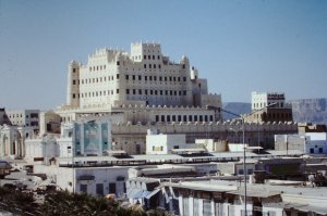 Het Kathiri-paleis in Say'un.