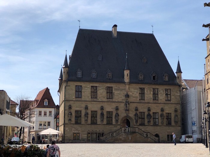 Osnabrück: das alte Rathaus am Markt.
