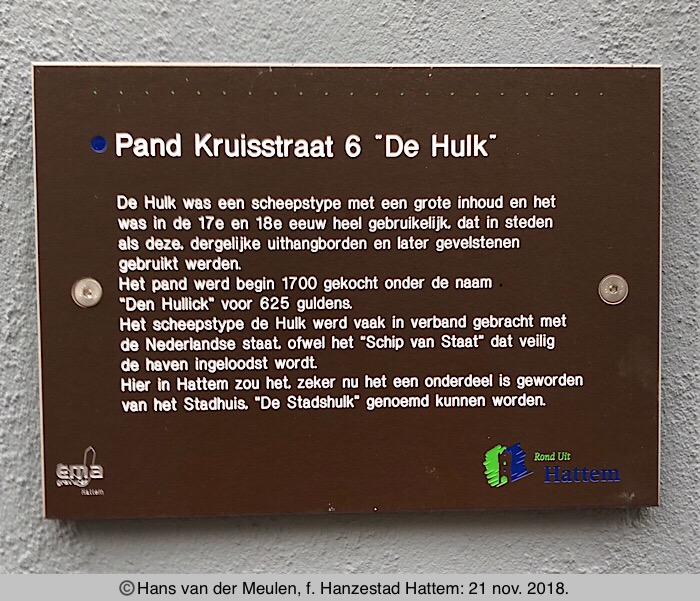 Kruisstraat 6: De Hulk