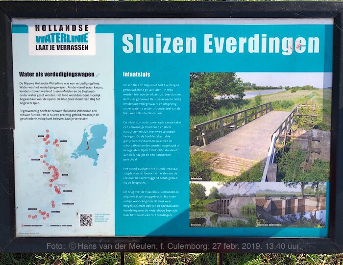 Fort Everdingen Inlaatsluis